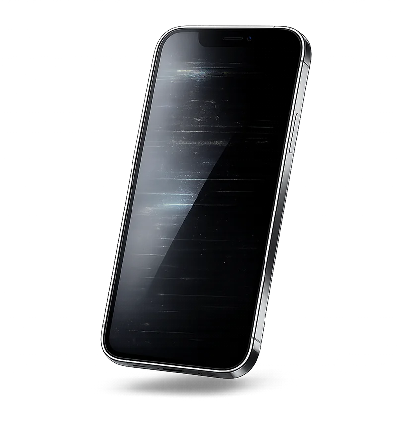 Celular com falha na tela